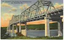 Huntsville Bridge Clement C Clay Bridge removed 2006